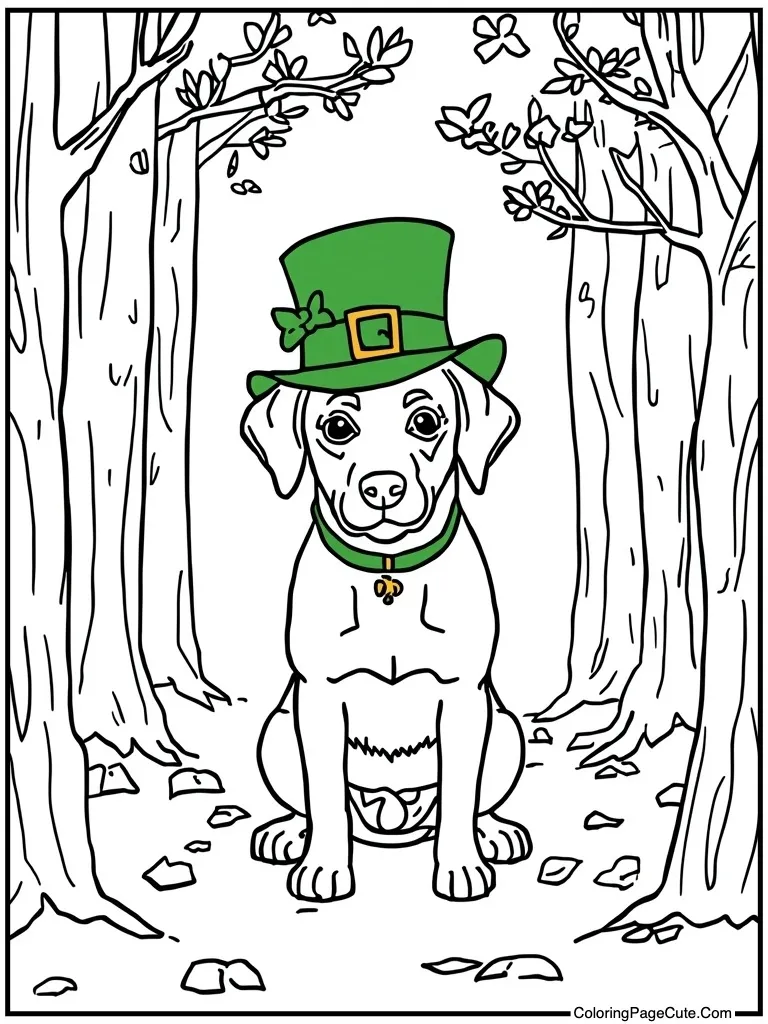 St Patrick green hat