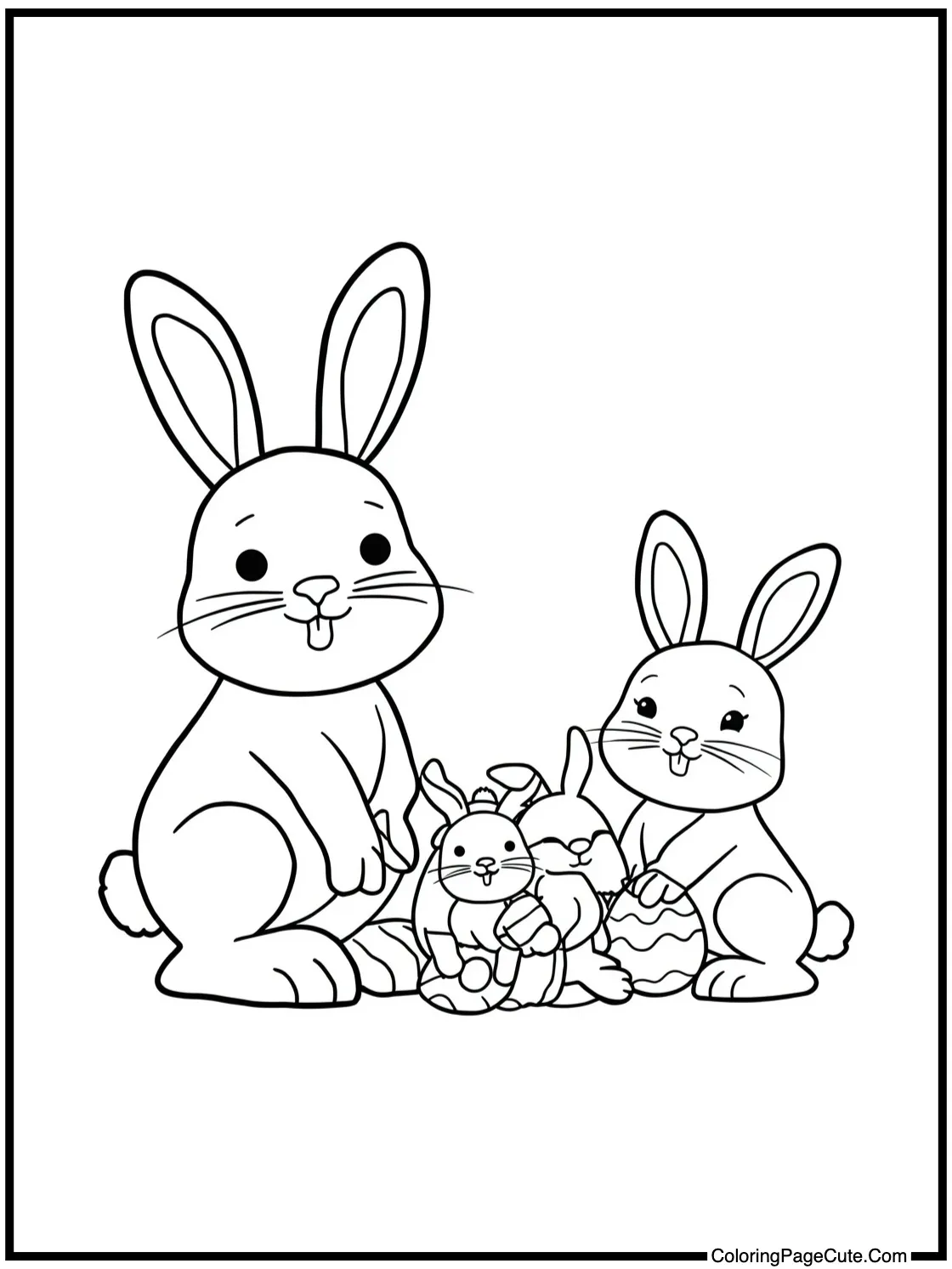 of a bunny family