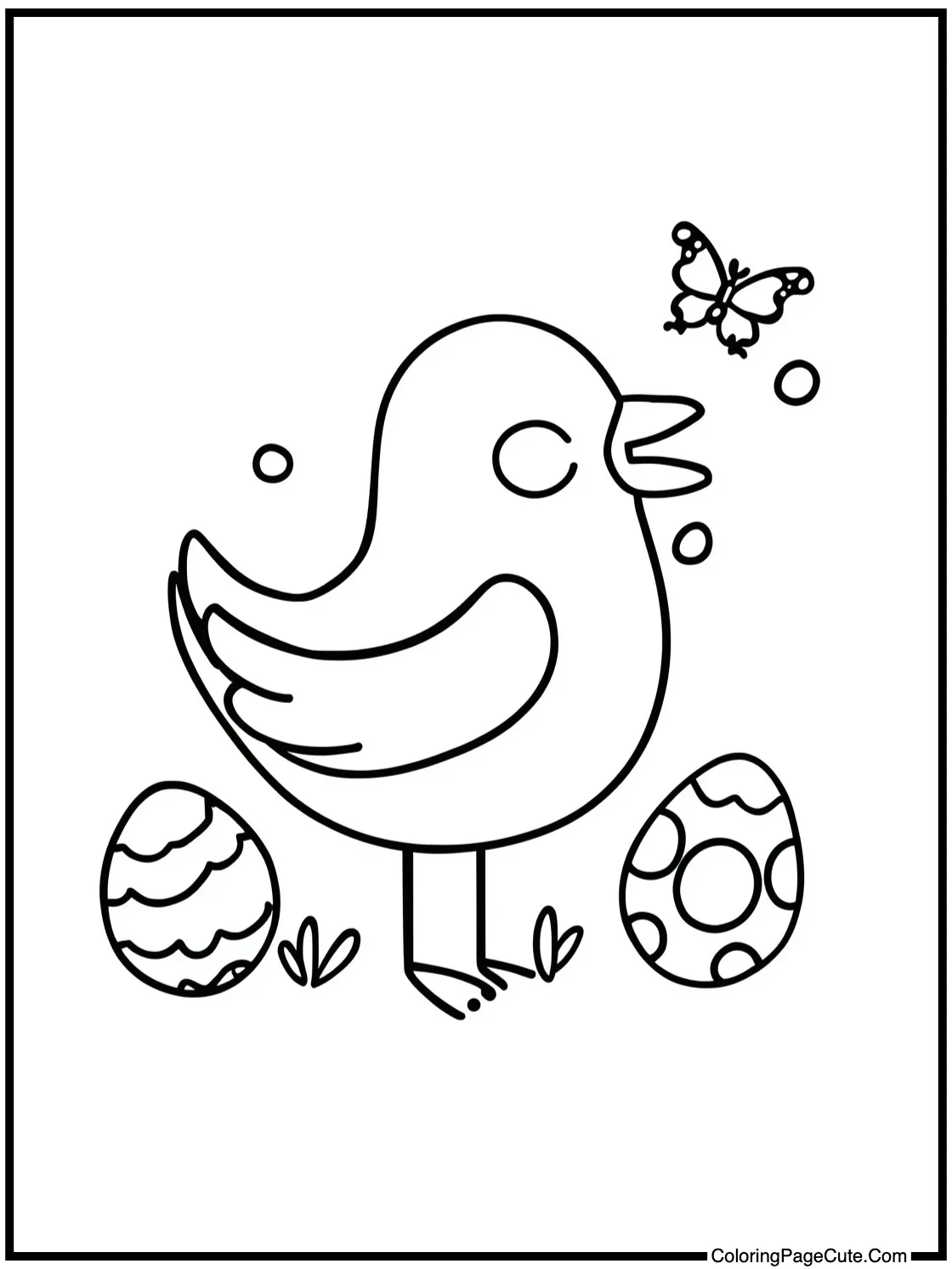 of a little bird singing