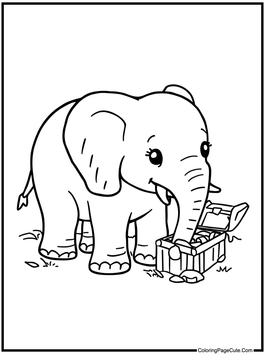 discovering a treasure.