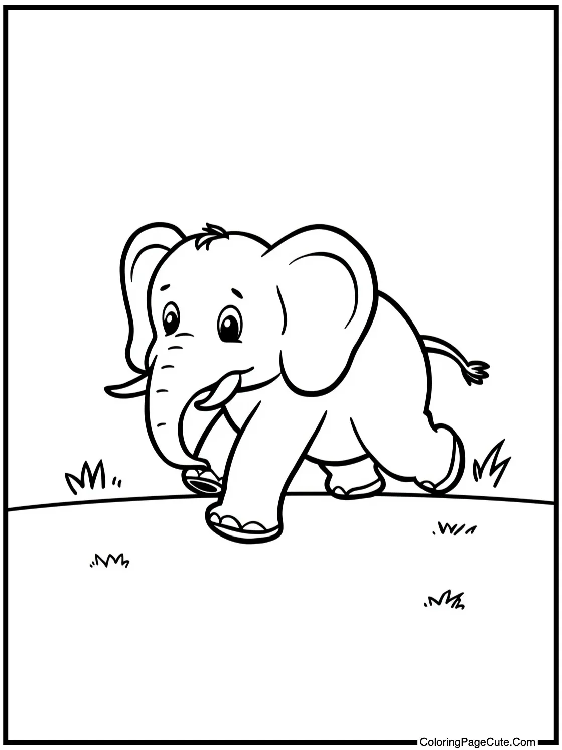 running through fields.