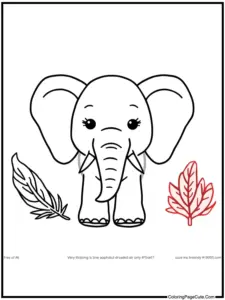 Elephant Coloring Pages