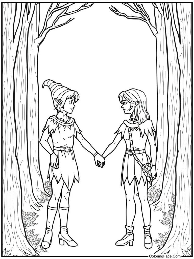 Holding hands friend