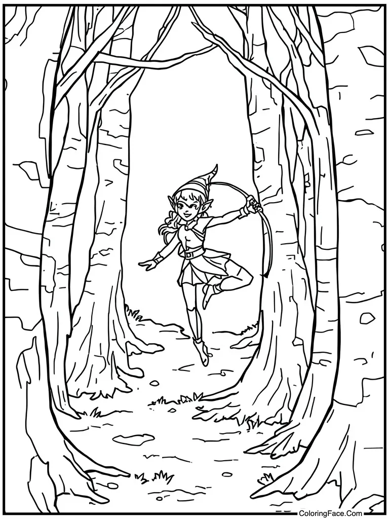 Cartwheel motion lines