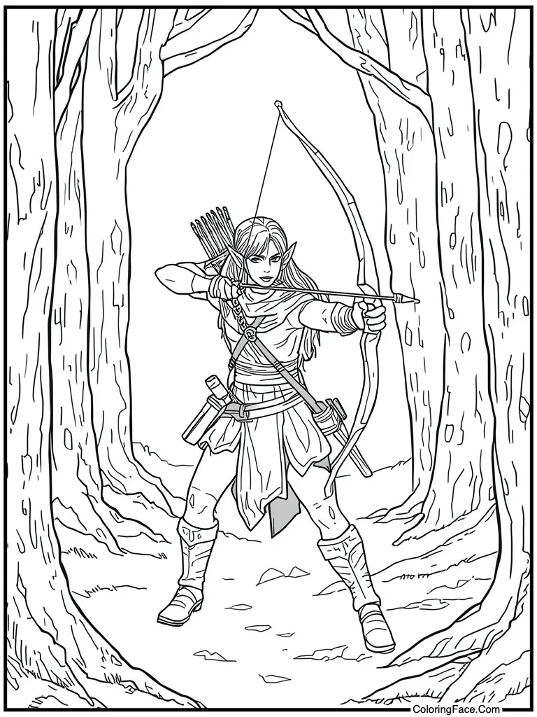 Warrior stance brave