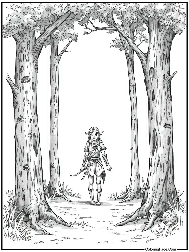 Detailed sketch style