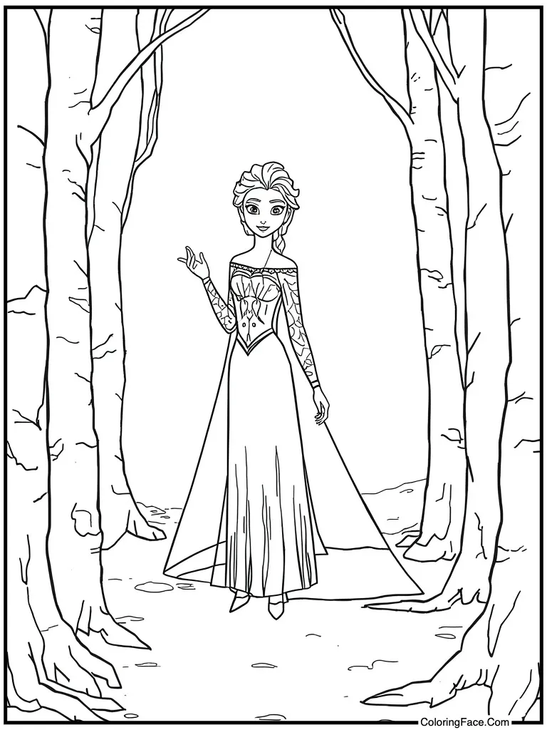 Queen of arendelle posing