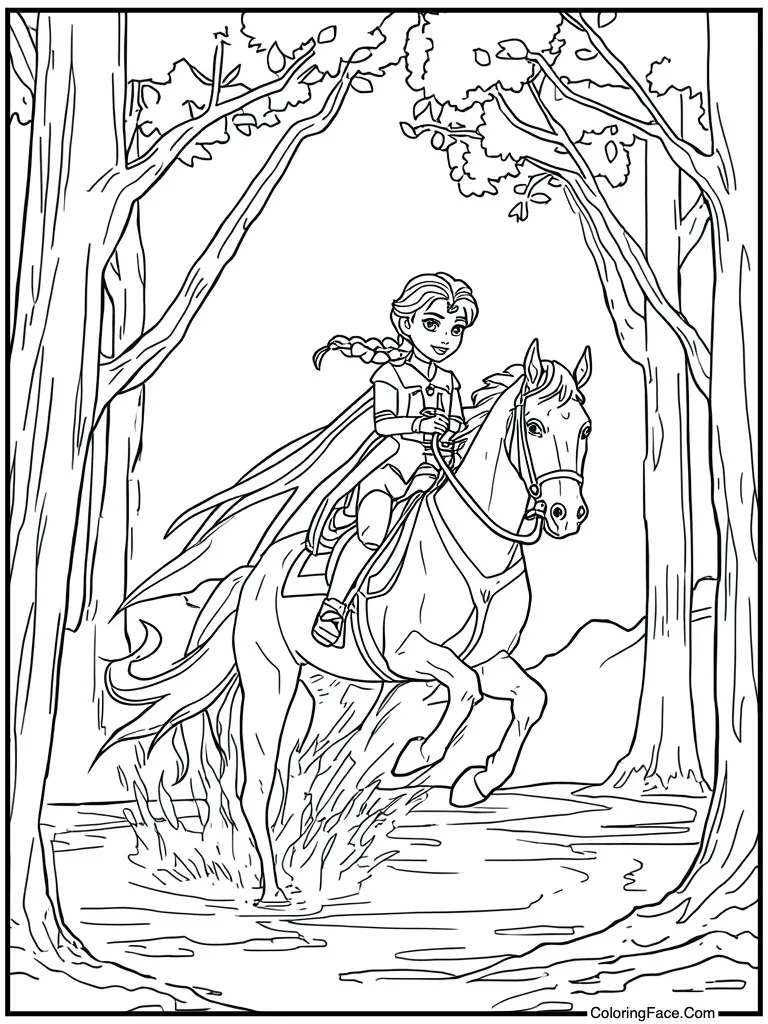 Galloping on water nokk