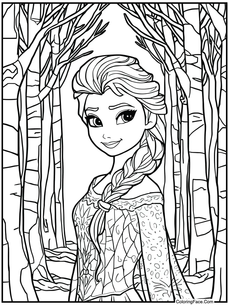 Stained glass window style