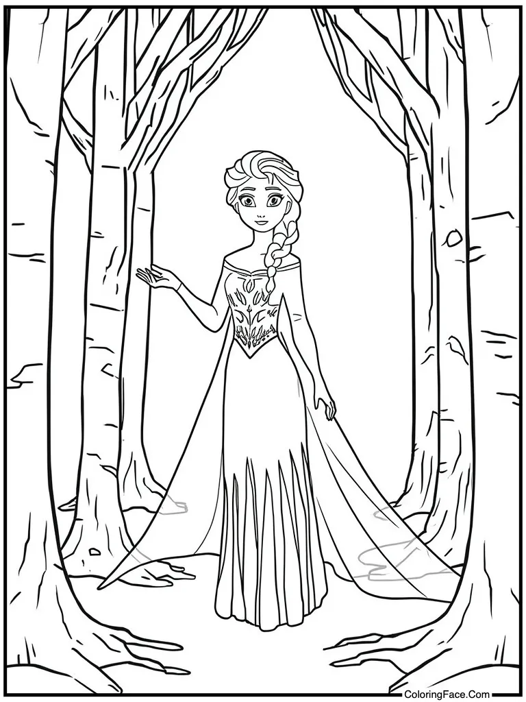 Simple outline for kids