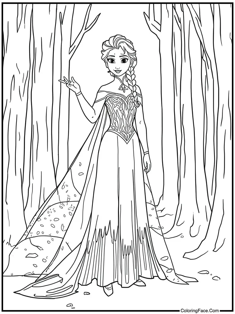 Snow queen power pose