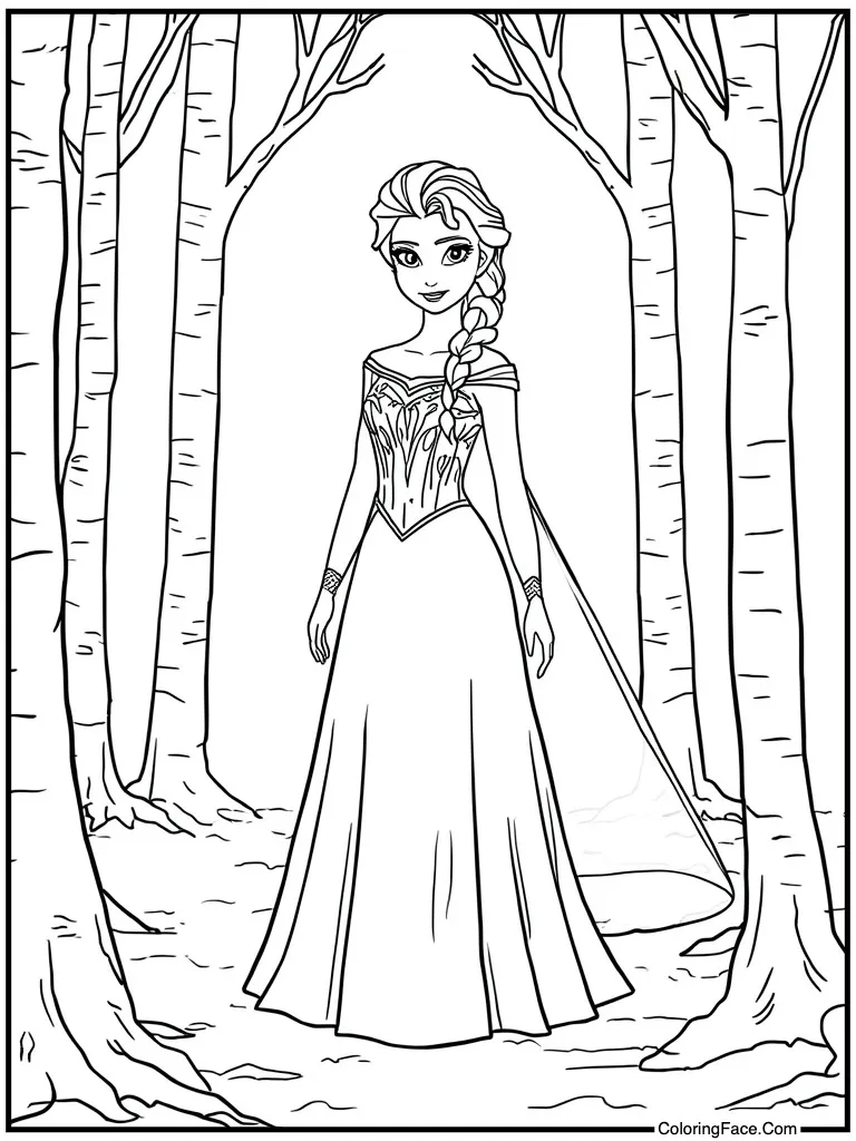 Glowing symbols on dress