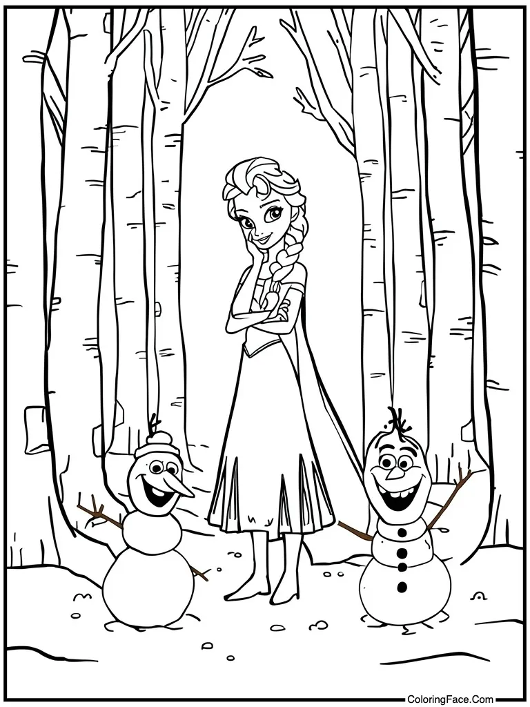 Sneezing tiny snow men