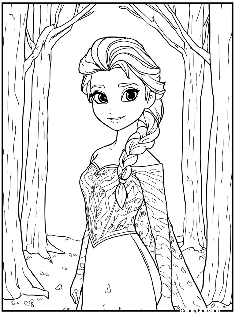 Letting hair down loose