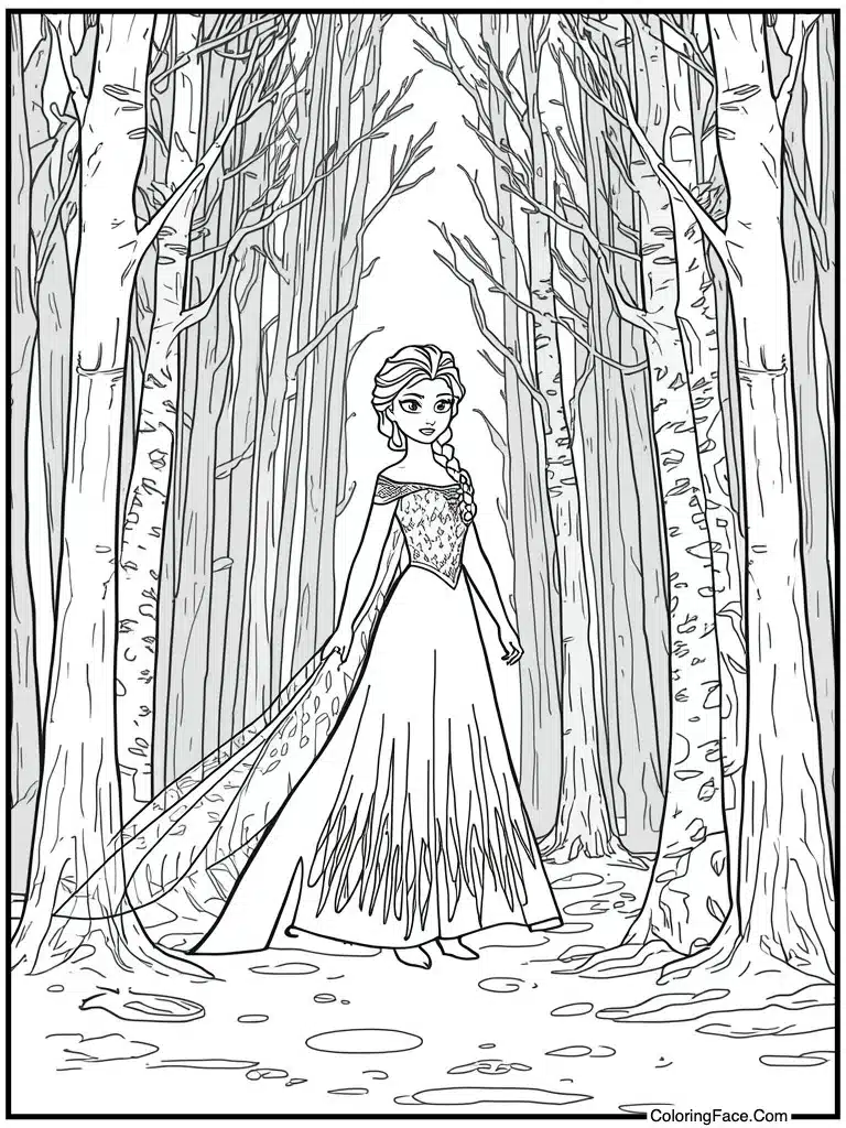 Frost patterns on glass