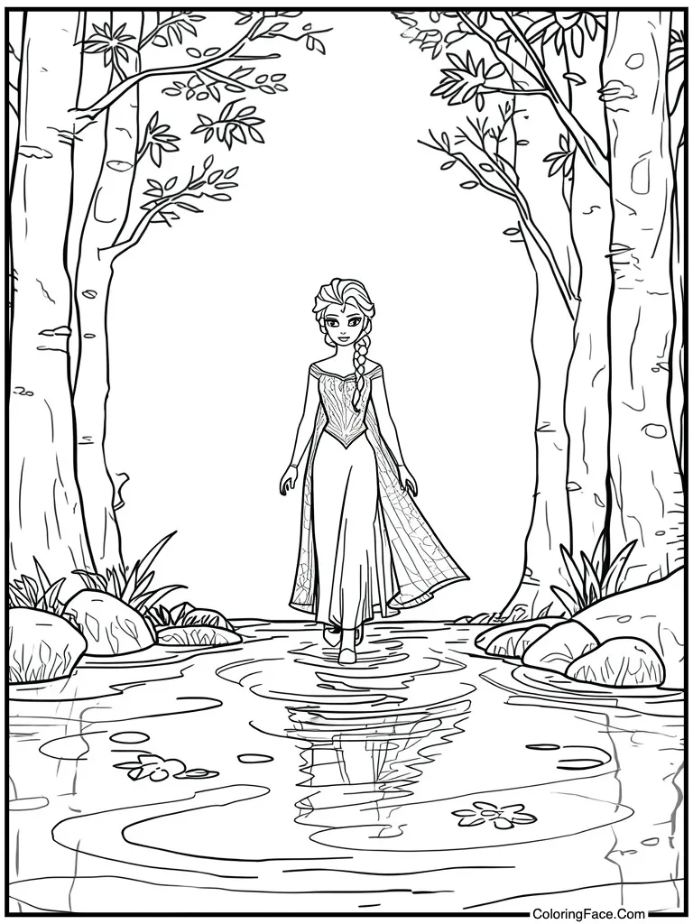 Walking on water surface