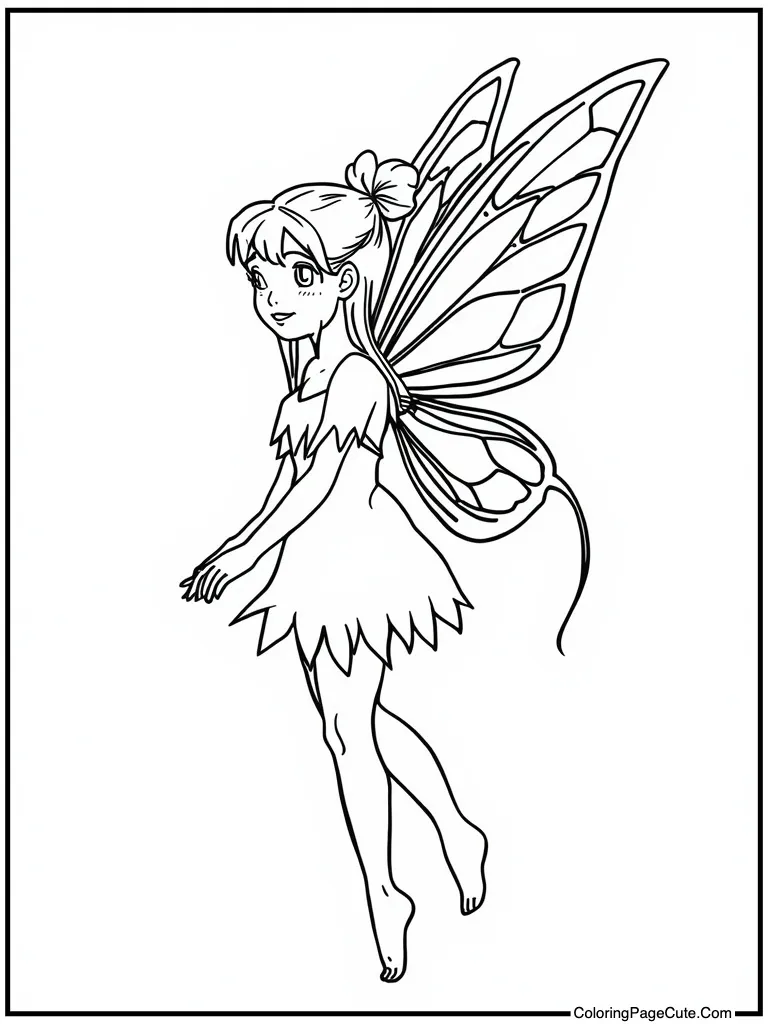 Tiny being with wings