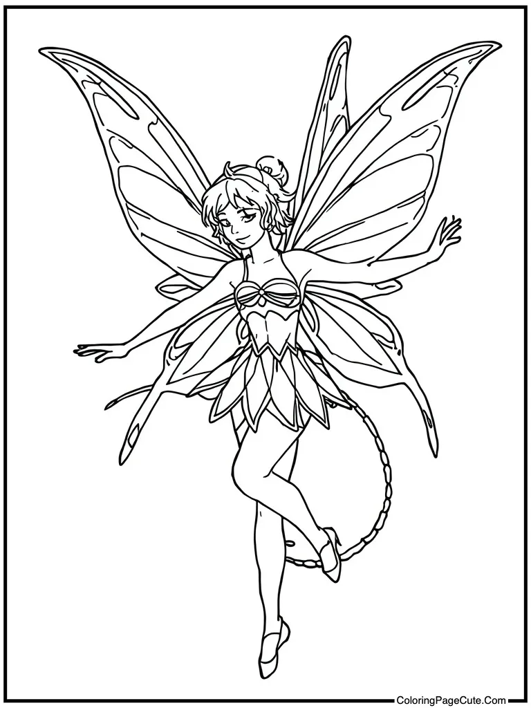 Magical creature dancing gracefully