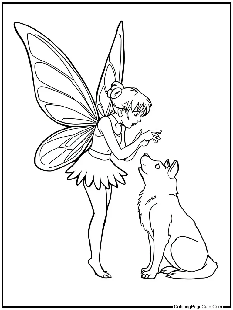 Tiny being talking to animals