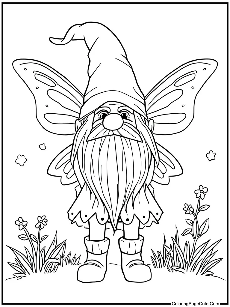 Magical creature near gnome