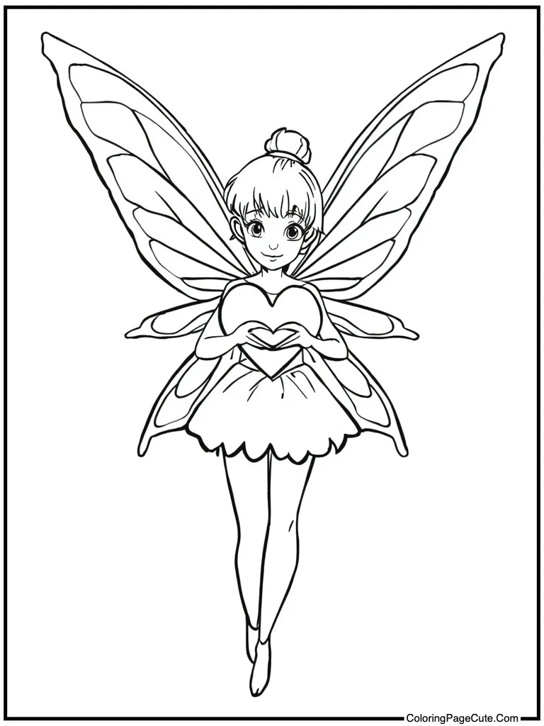 Sprite holding a small heart