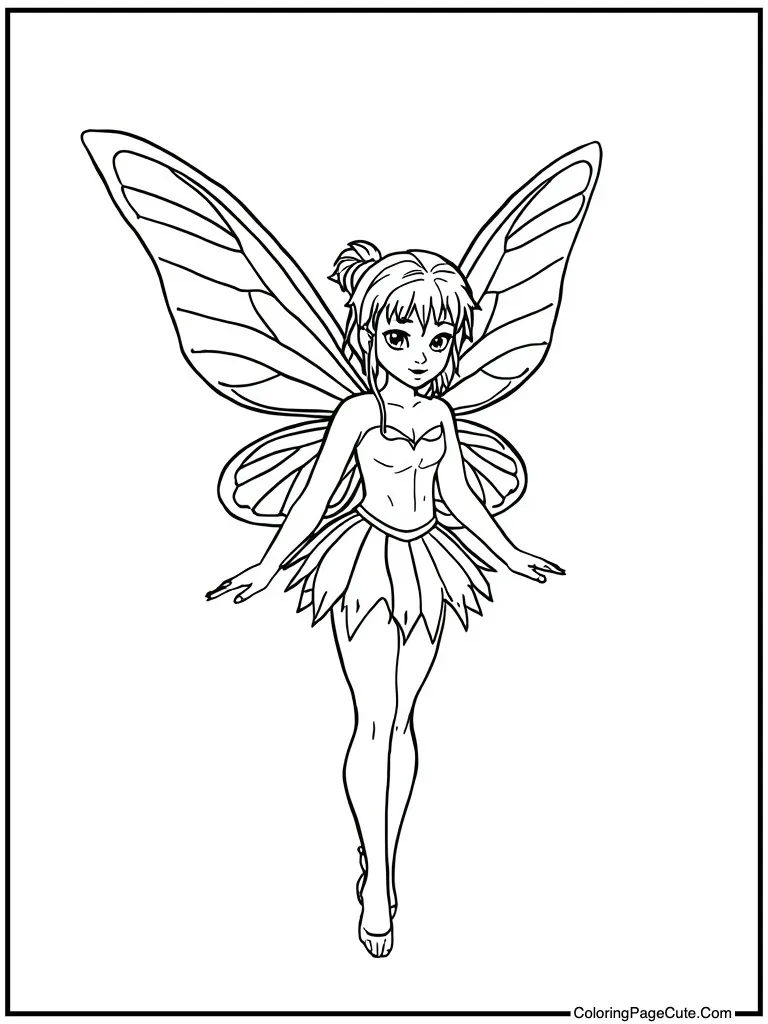 Tiny being with a rainbow