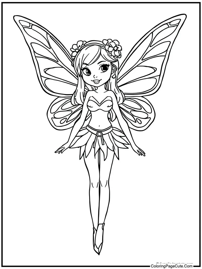 Magical creature in cartoon style