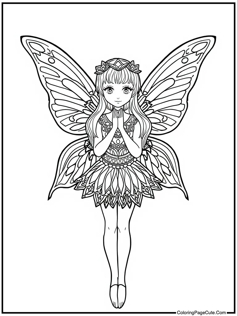 Fairy Coloring Pages