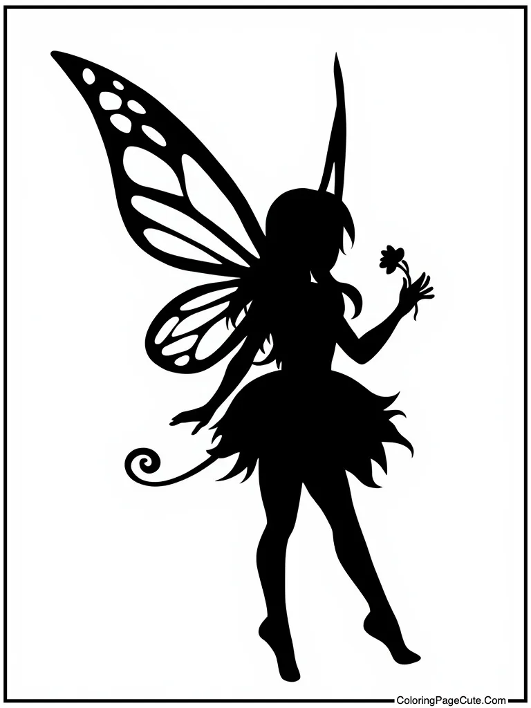 Magical creature silhouette