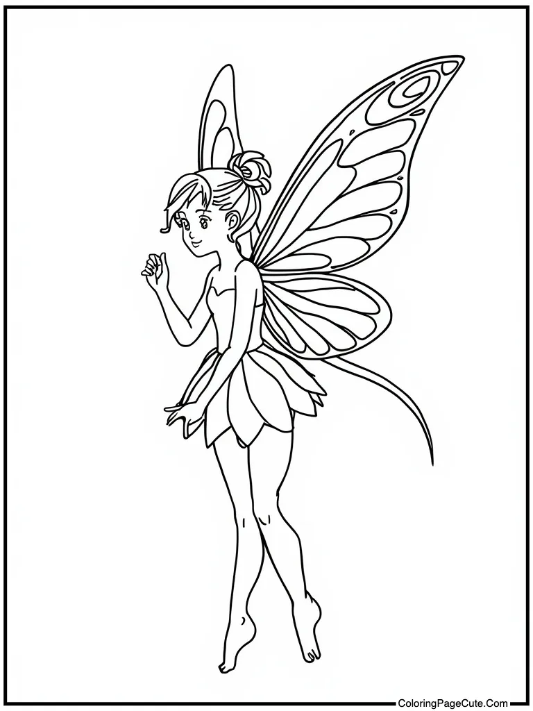 Tiny being with swirls