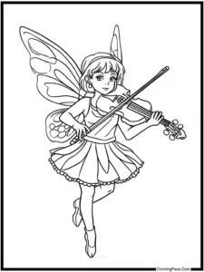 Fairy Coloring Pages