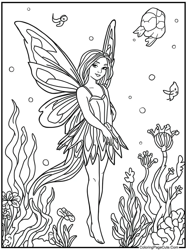 Magical creature near ocean