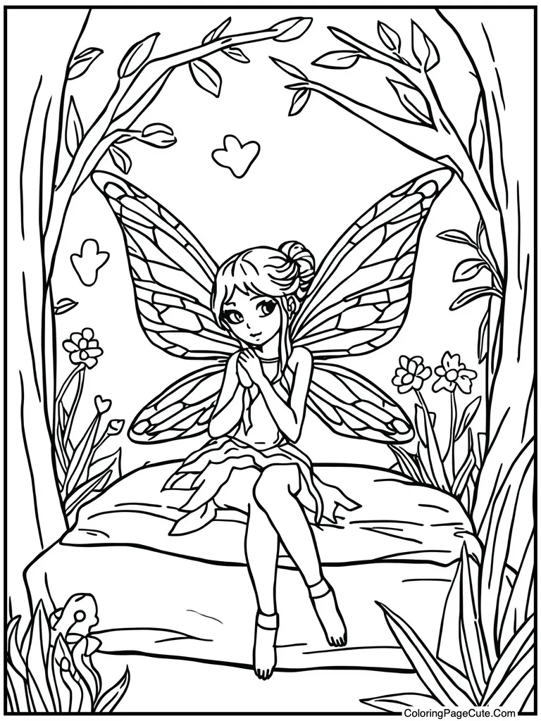 Sprite in a cozy house