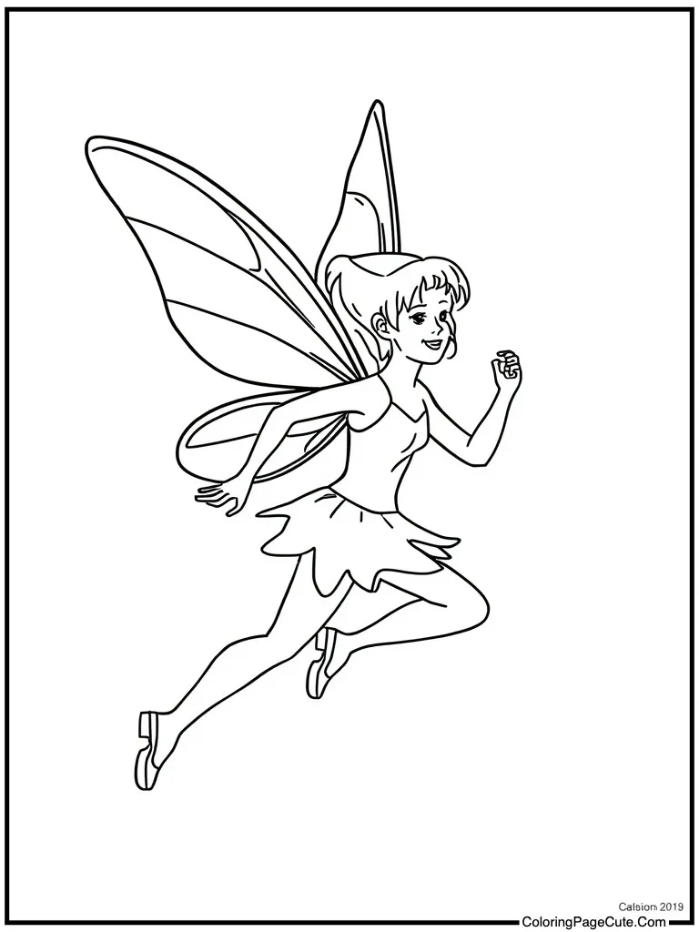 Tiny being running fast