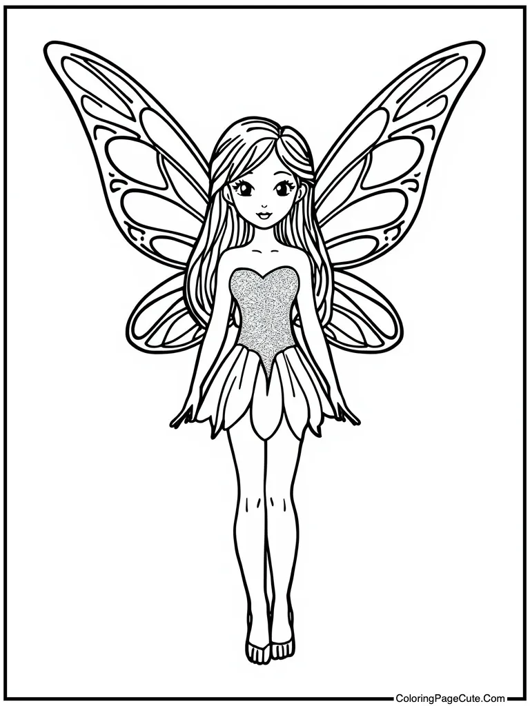 Tiny being with glitter