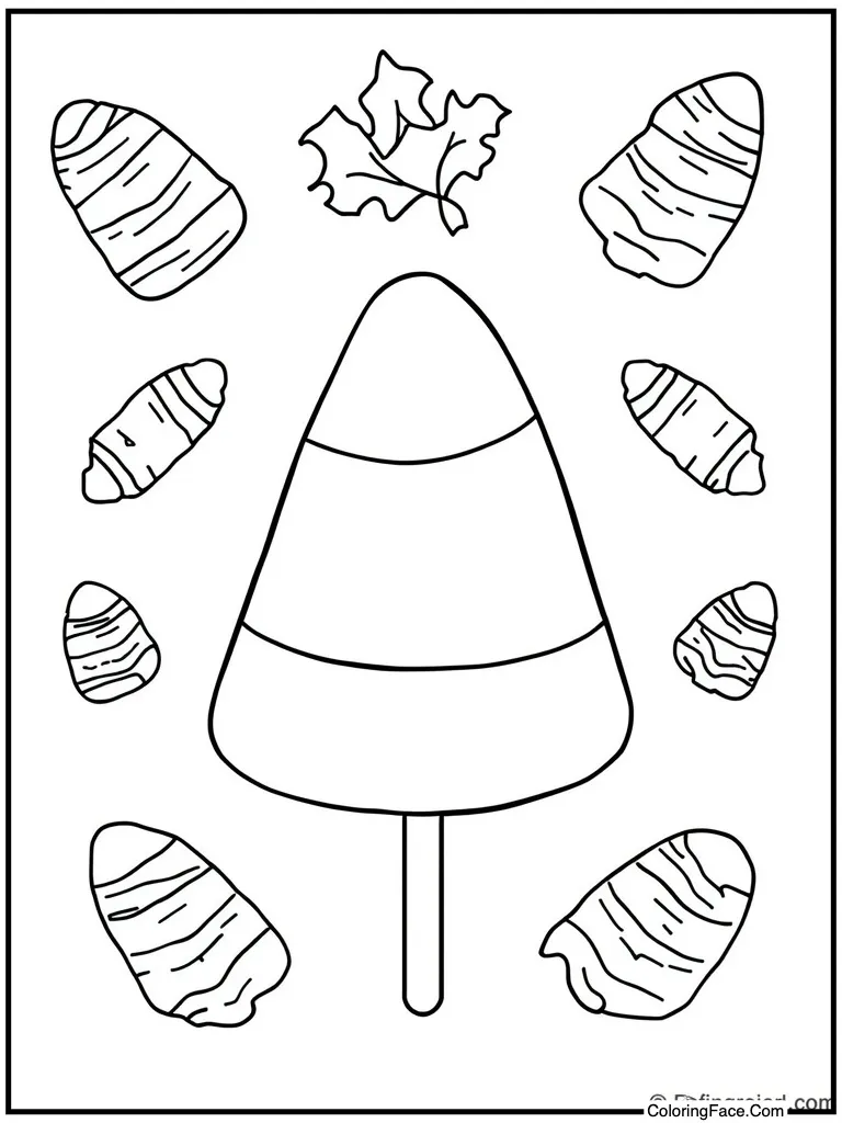 Candy corn sweet treat