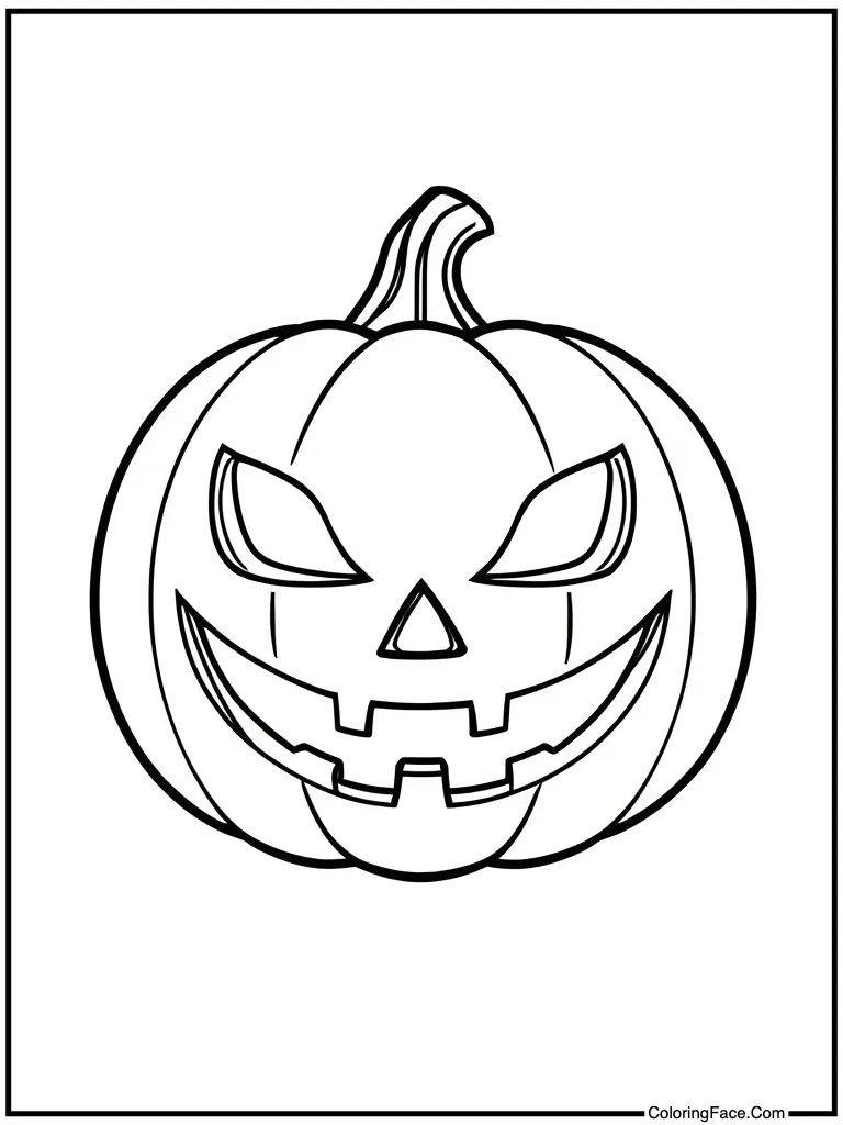 Jack-o-lantern glowing bright face