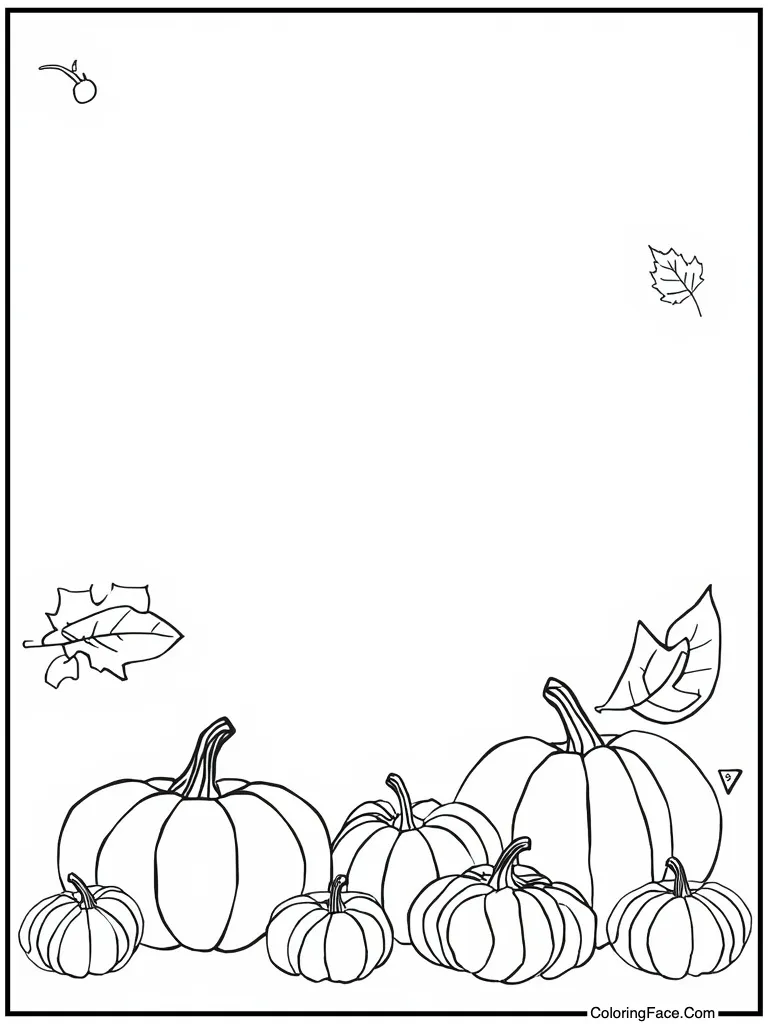 Simple outline for kids