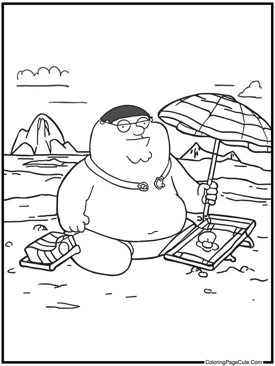 Peter at the beach.