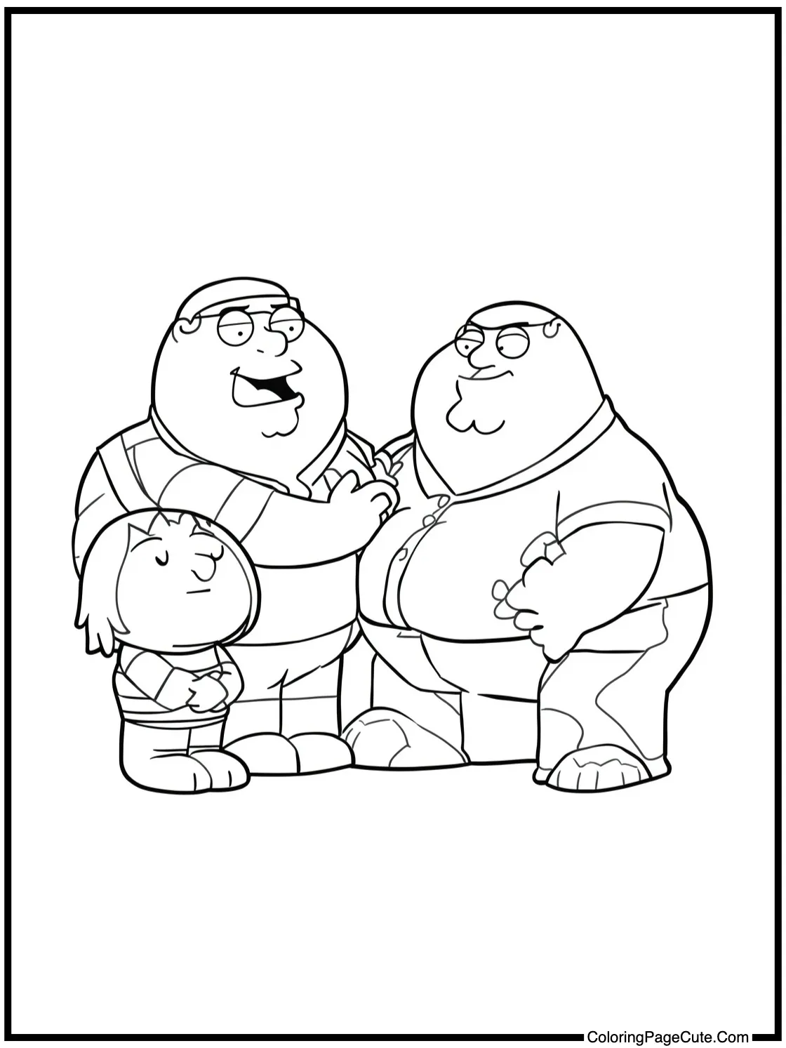 Brian helping Peter.