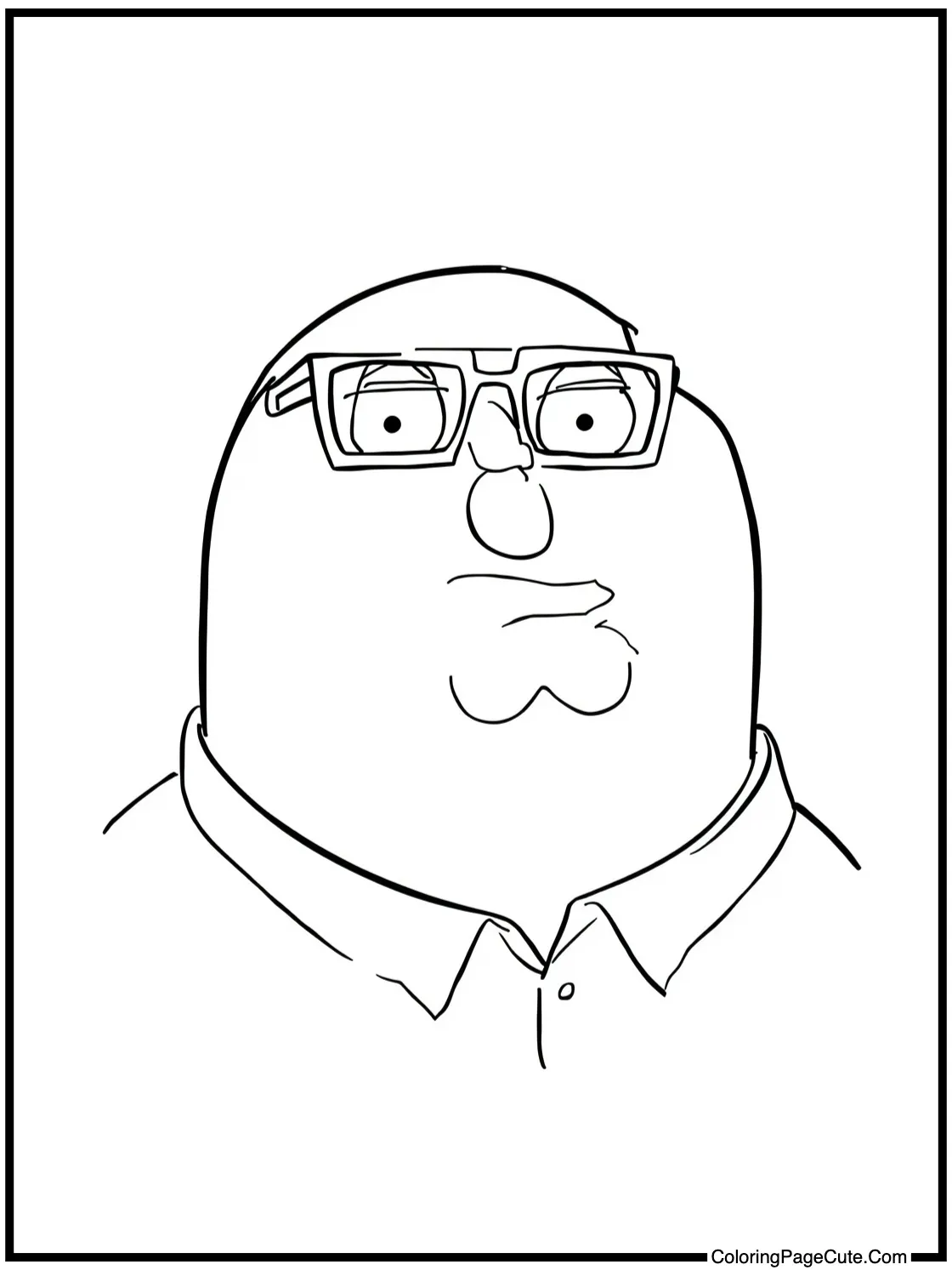 Brian wearing glasses.