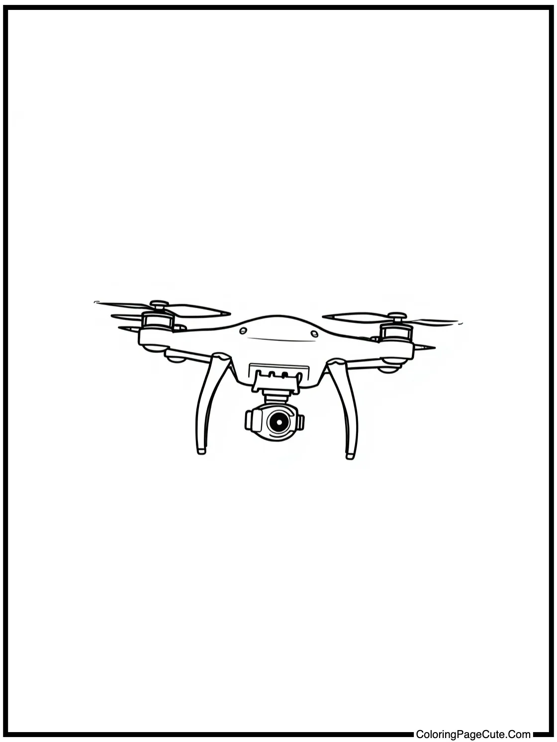 Peter flying a drone.