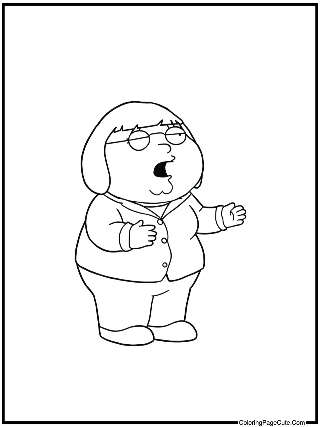 Stewie playing with Rupert.