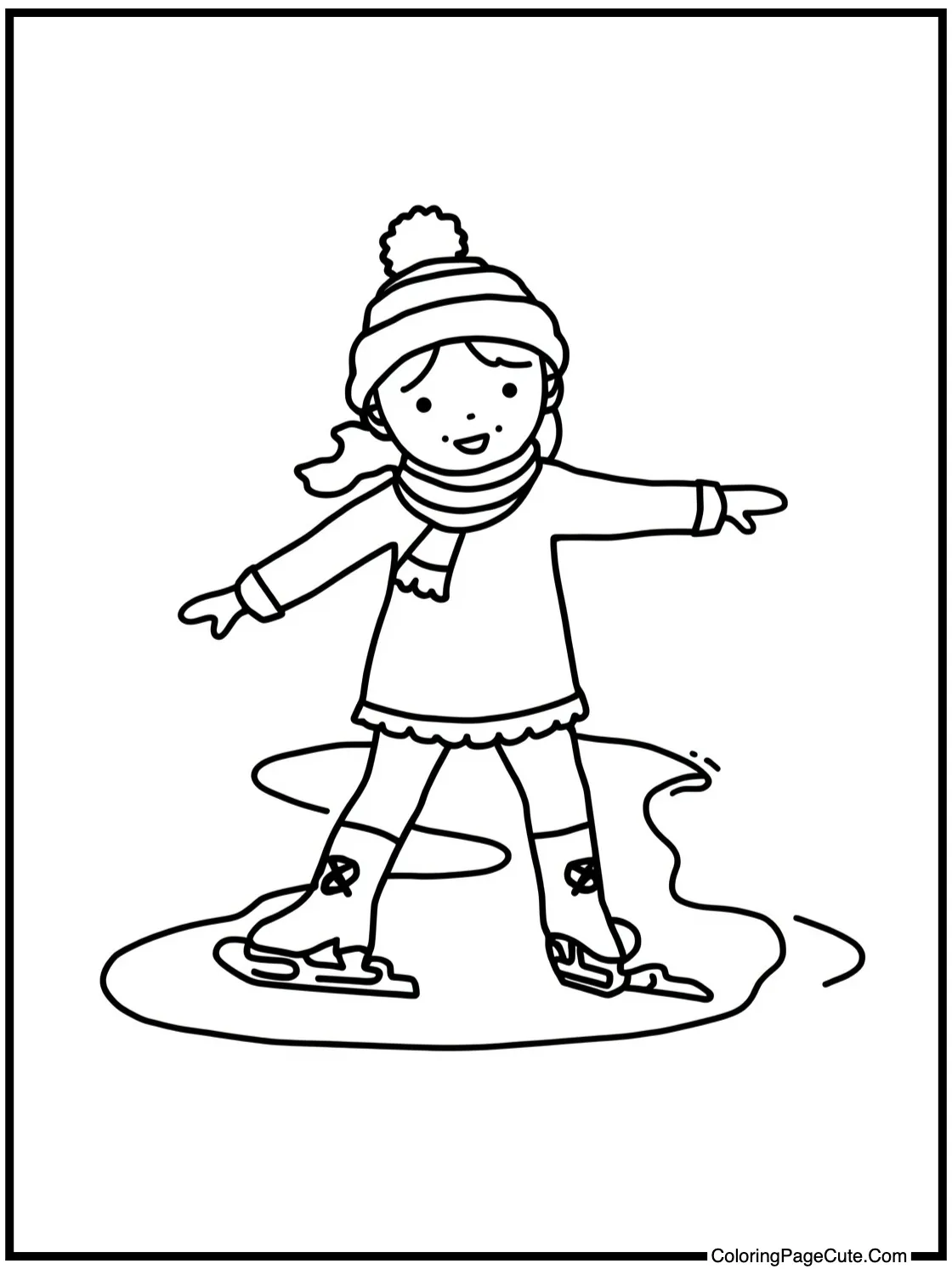 Building snow angels.