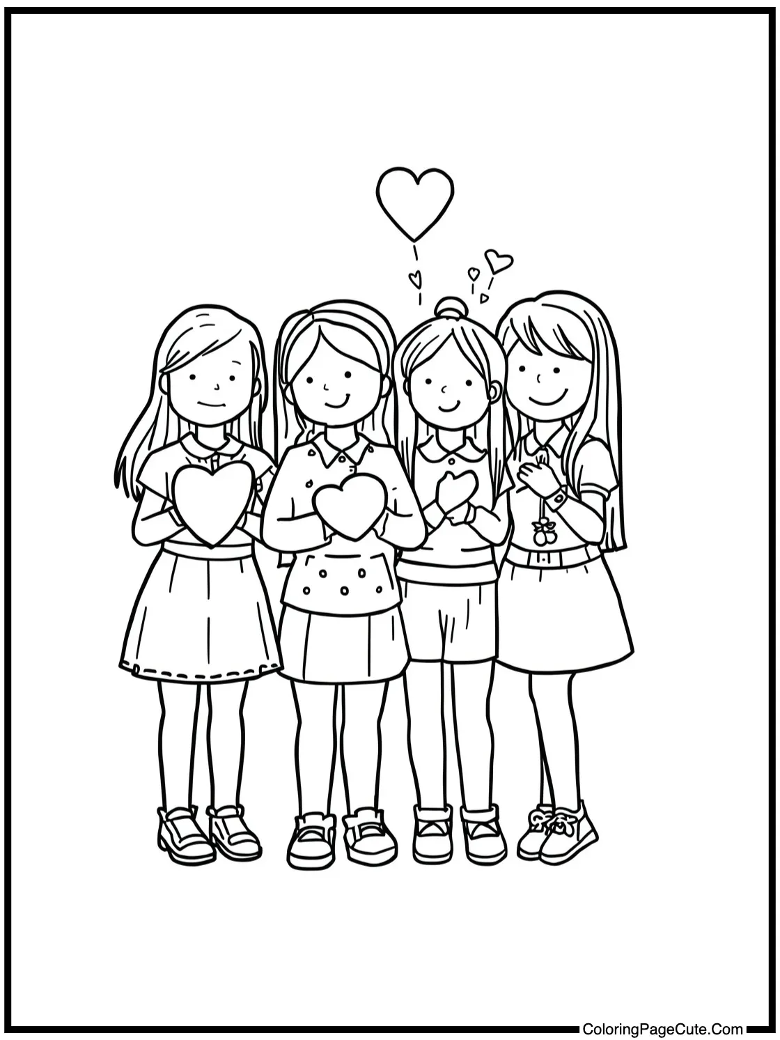 Friendship bracelets together.