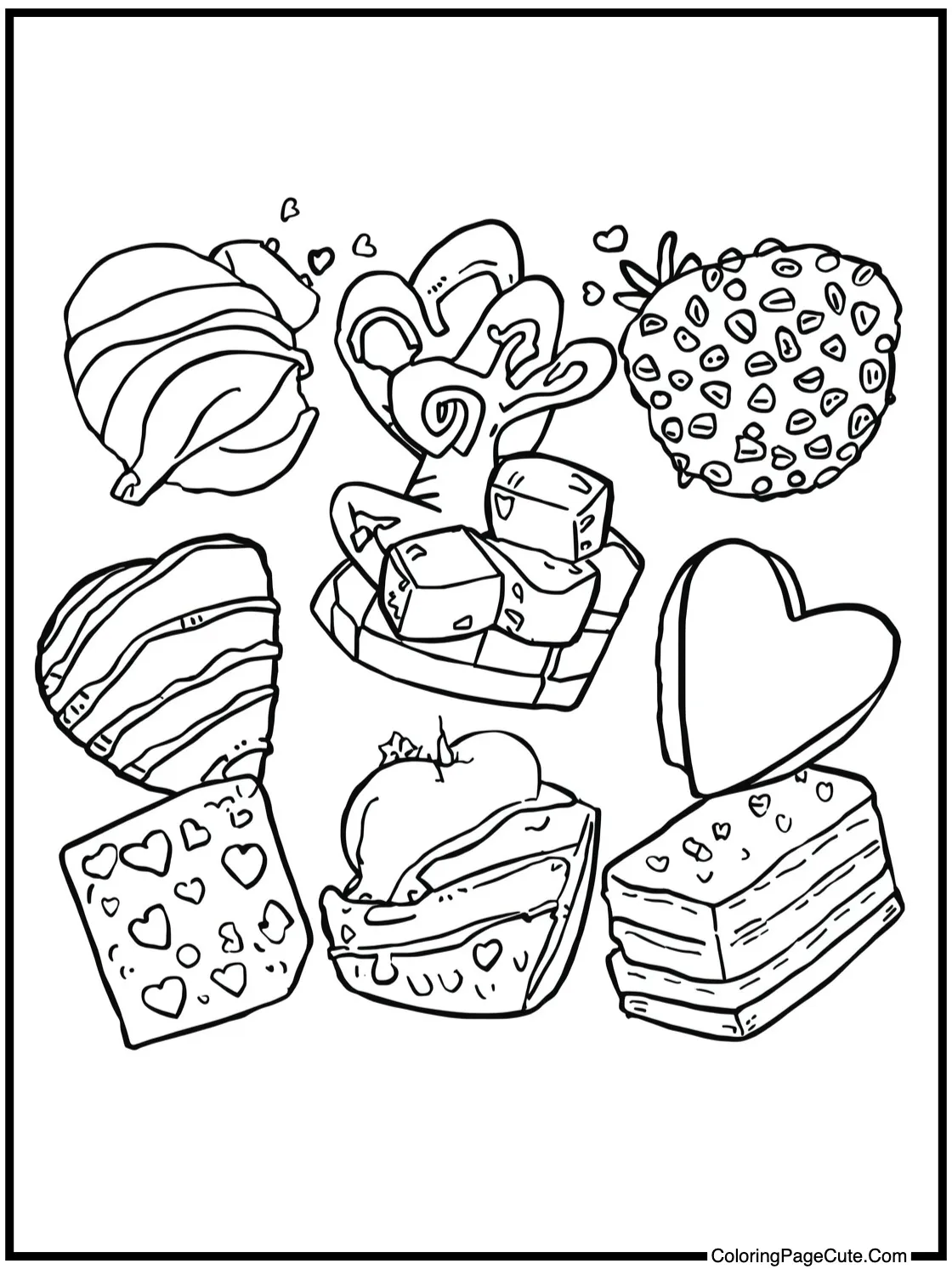 Delicious chocolate treats.