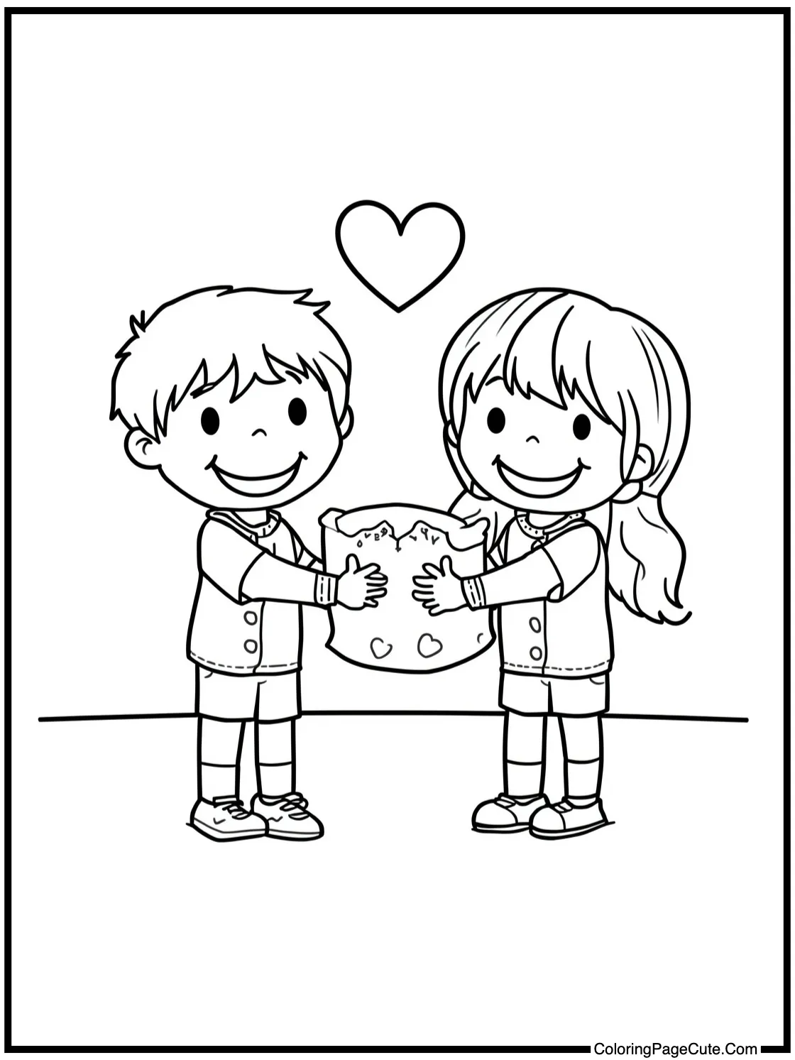 Sharing happy smiles.