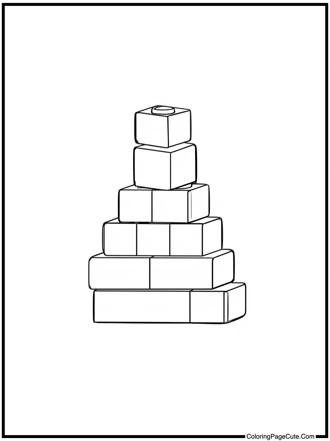 Building block towers.