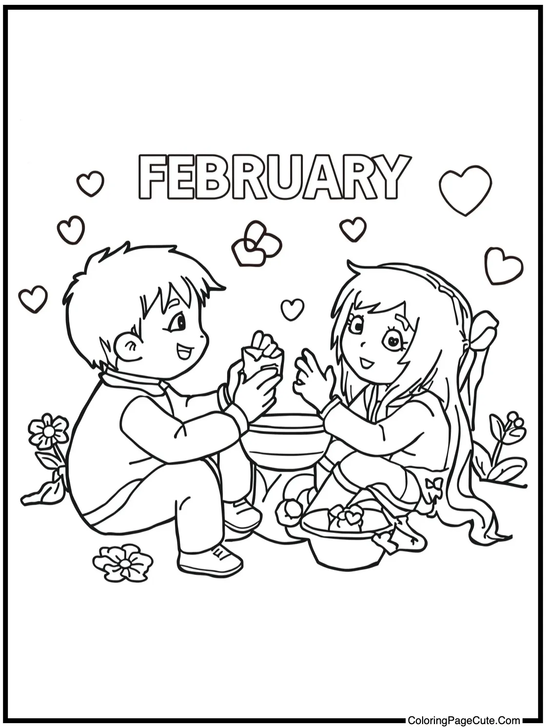 Enjoying quiet time.