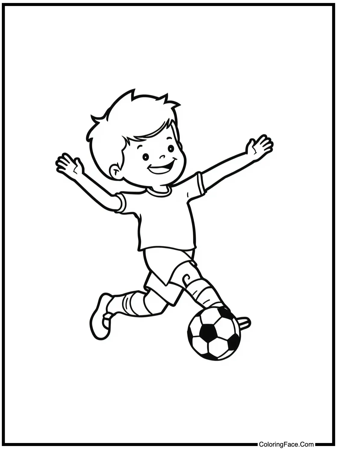 of a goal celebration